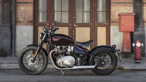 Moto vintage Triumph Bonneville Bobber