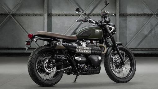 Moto vintage Triumph Street Scrambler