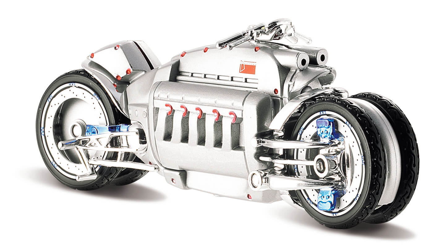 moto más rápida del mundo: dodge tomahawk