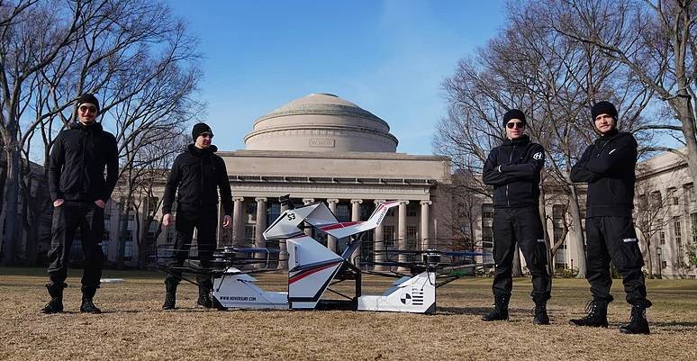 primera moto voladora Hoversurf