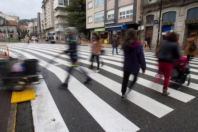 Paso de cebra más grande de España