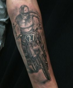 Tatuajes de motos motocross