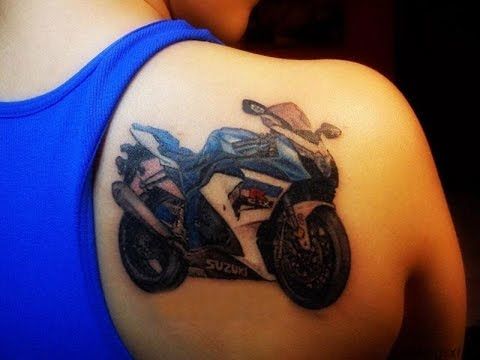 Tatuajes de motos deportivas
