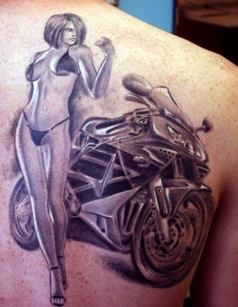 Tatuajes de motos sexy