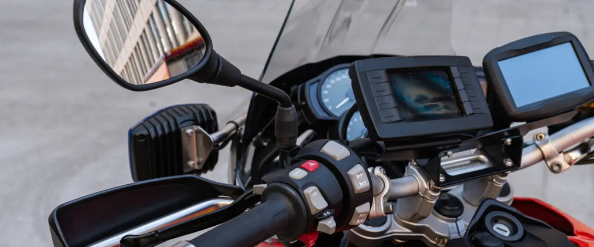 detector de radar para una moto