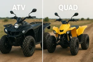 diferencia atv quad