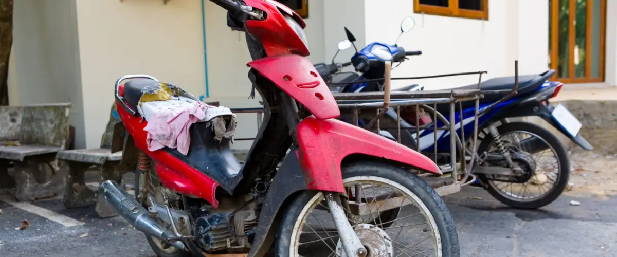 como dar de baja una moto