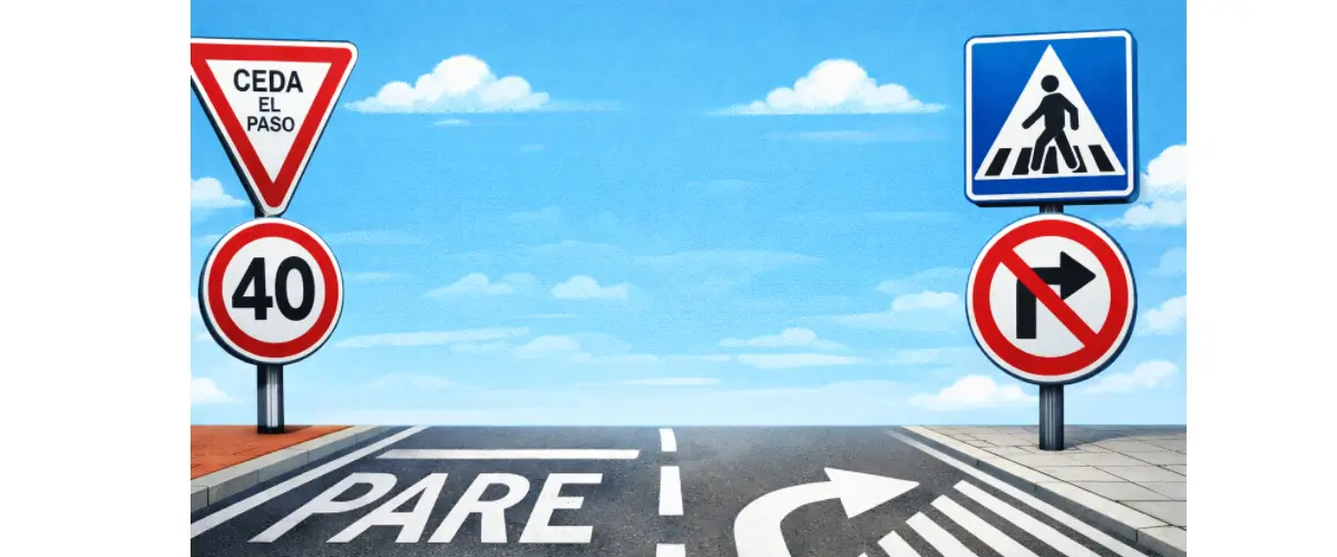 señal vertical prevalece suelo